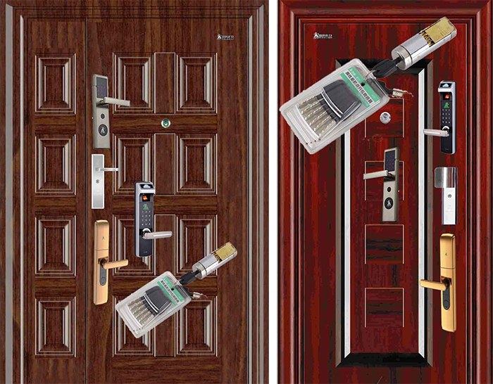 王力防盜門(mén)鎖芯更換安裝方法